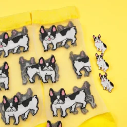 Sale Chaussettes transparentes Bouledogue Chaussettes Transparentes