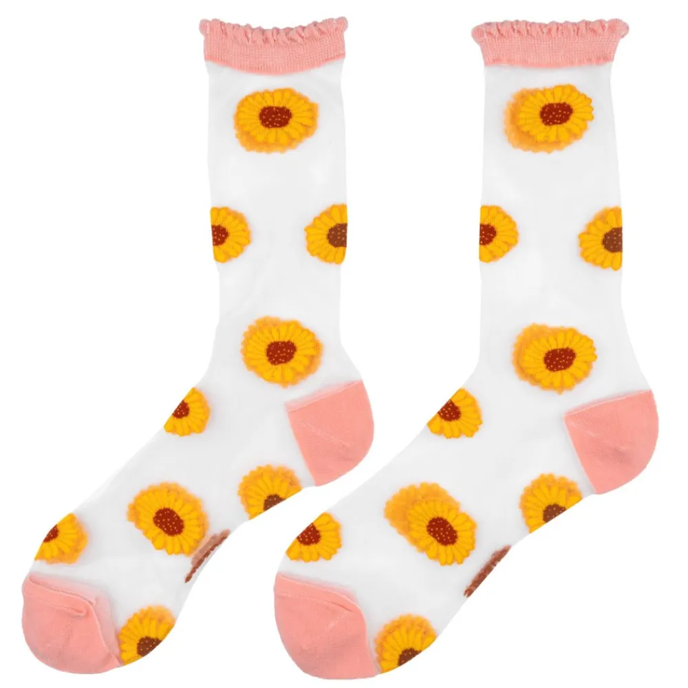Discount Chaussettes transparentes Tournesol Chaussettes Transparentes