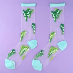 Flash Sale Chaussettes transparentes Muguet Chaussettes Transparentes