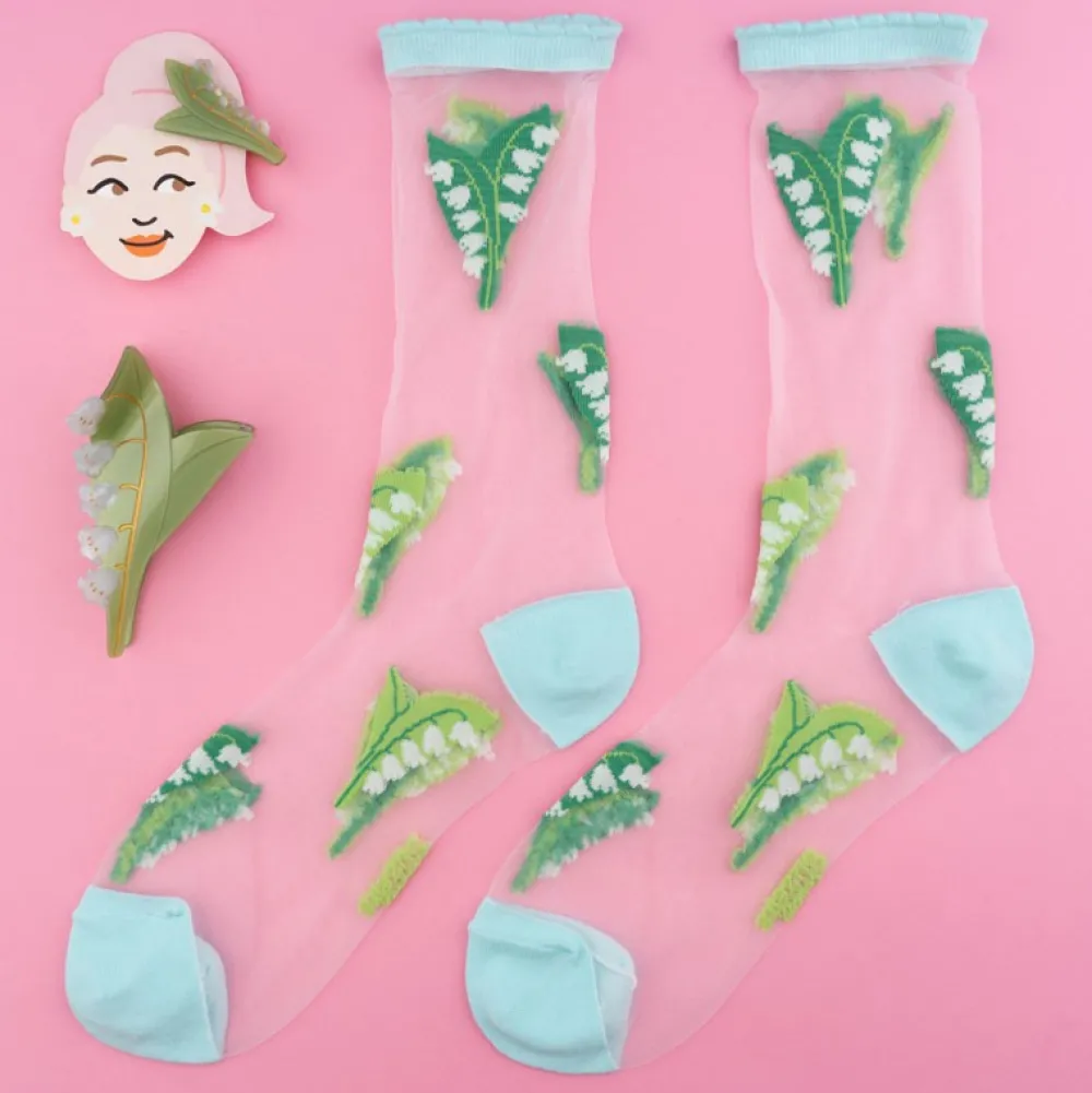 Flash Sale Chaussettes transparentes Muguet Chaussettes Transparentes