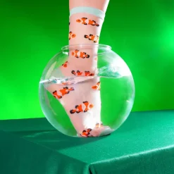 Flash Sale Chaussettes Transparentes Poisson Clown Chaussettes Transparentes