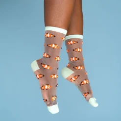 Flash Sale Chaussettes Transparentes Poisson Clown Chaussettes Transparentes