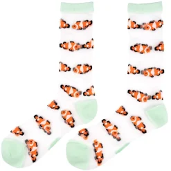 Flash Sale Chaussettes Transparentes Poisson Clown Chaussettes Transparentes