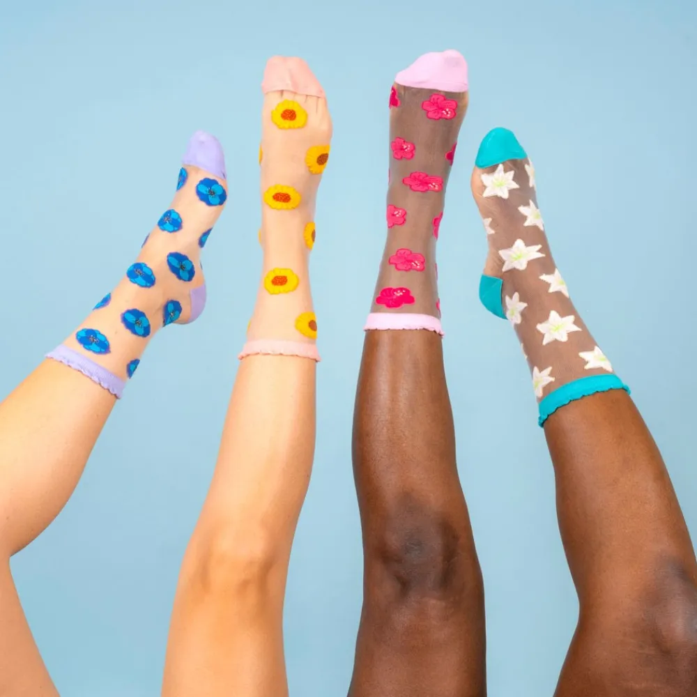 Discount Chaussettes transparentes Anémone Chaussettes Transparentes