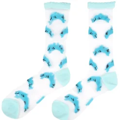 Shop Chaussettes Transparentes Dauphin Chaussettes Transparentes