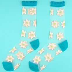 Online Chaussettes transparentes Lys Chaussettes Transparentes