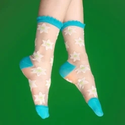 Online Chaussettes transparentes Lys Chaussettes Transparentes