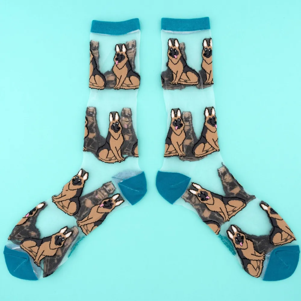 Shop Chaussettes transparentes Berger Allemand Chaussettes Transparentes
