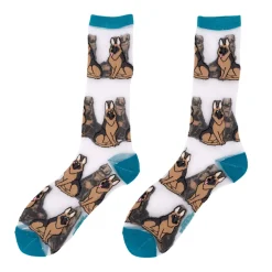 Shop Chaussettes transparentes Berger Allemand Chaussettes Transparentes
