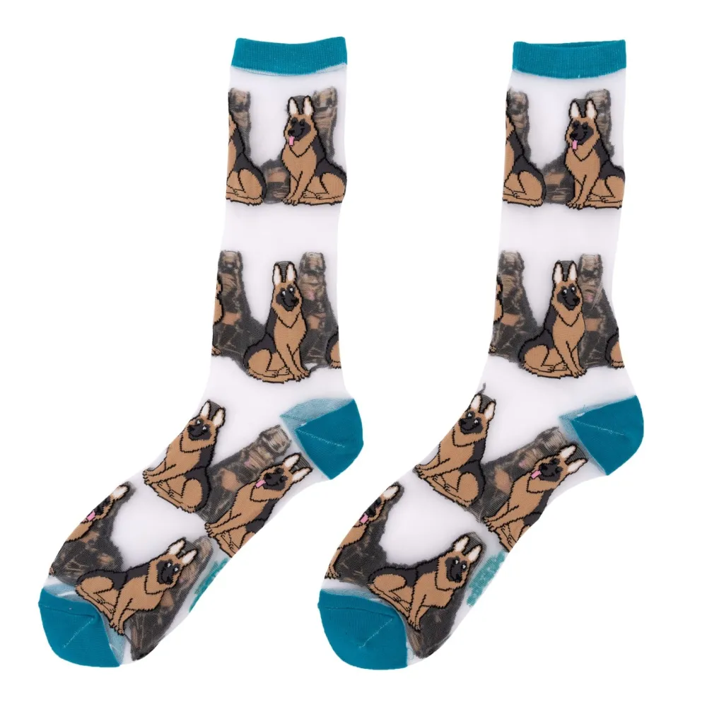 Shop Chaussettes transparentes Berger Allemand Chaussettes Transparentes