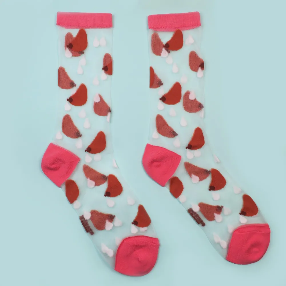 Discount Chaussettes transparentes Allaitement - Noir Chaussettes Transparentes