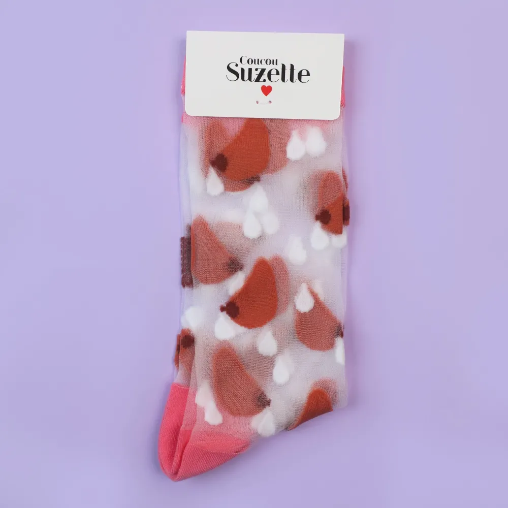 Discount Chaussettes transparentes Allaitement - Noir Chaussettes Transparentes