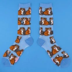 Store Chaussettes transparentes Bouledogue Anglais Chaussettes Transparentes