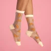 Shop Chaussettes transparentes Croissant Chaussettes Transparentes