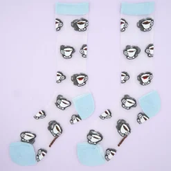 New Chaussettes transparentes Café Chaussettes Transparentes