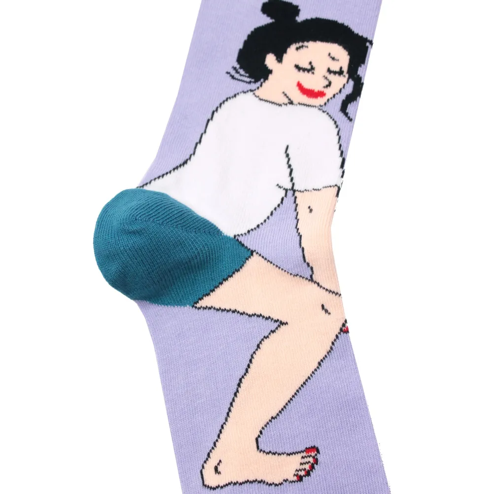 Online Chaussettes Twerk - Blanc Chaussettes Coton