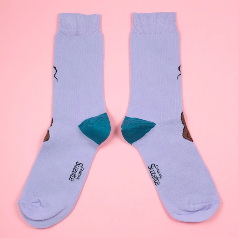 Hot Chaussettes Twerk - Noir Chaussettes Coton