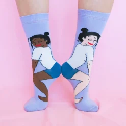 Hot Chaussettes Twerk - Noir Chaussettes Coton
