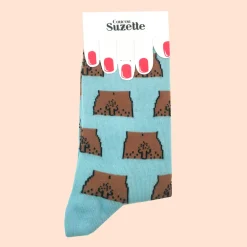Discount Chaussettes Zizi - Noir Chaussettes Coton