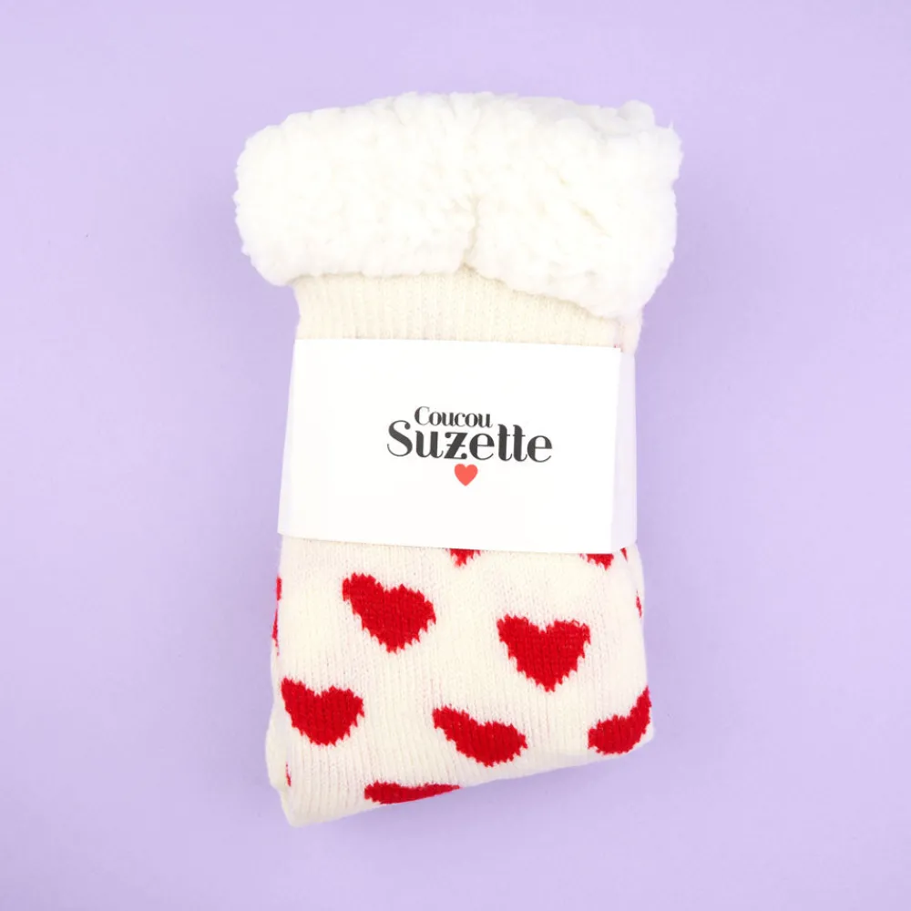 New Chaussons Coeur Chaussons Et Chaussettes Moumoute