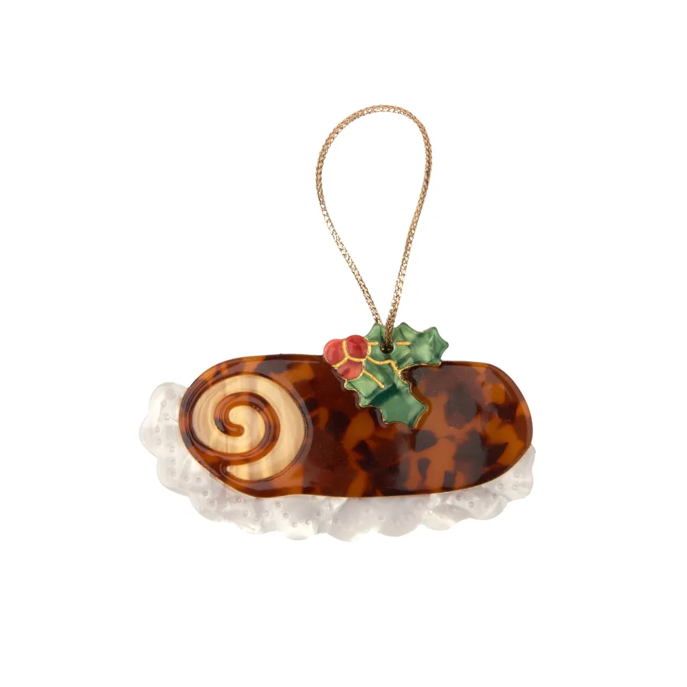 Store Déco de Noël - Bûche de Noël Décorations De Noël