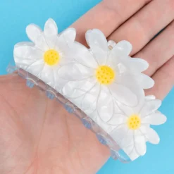 Clearance Grande pince à cheveux Pâquerettes Pinces À Cheveux|Grandes Pinces À Cheveux