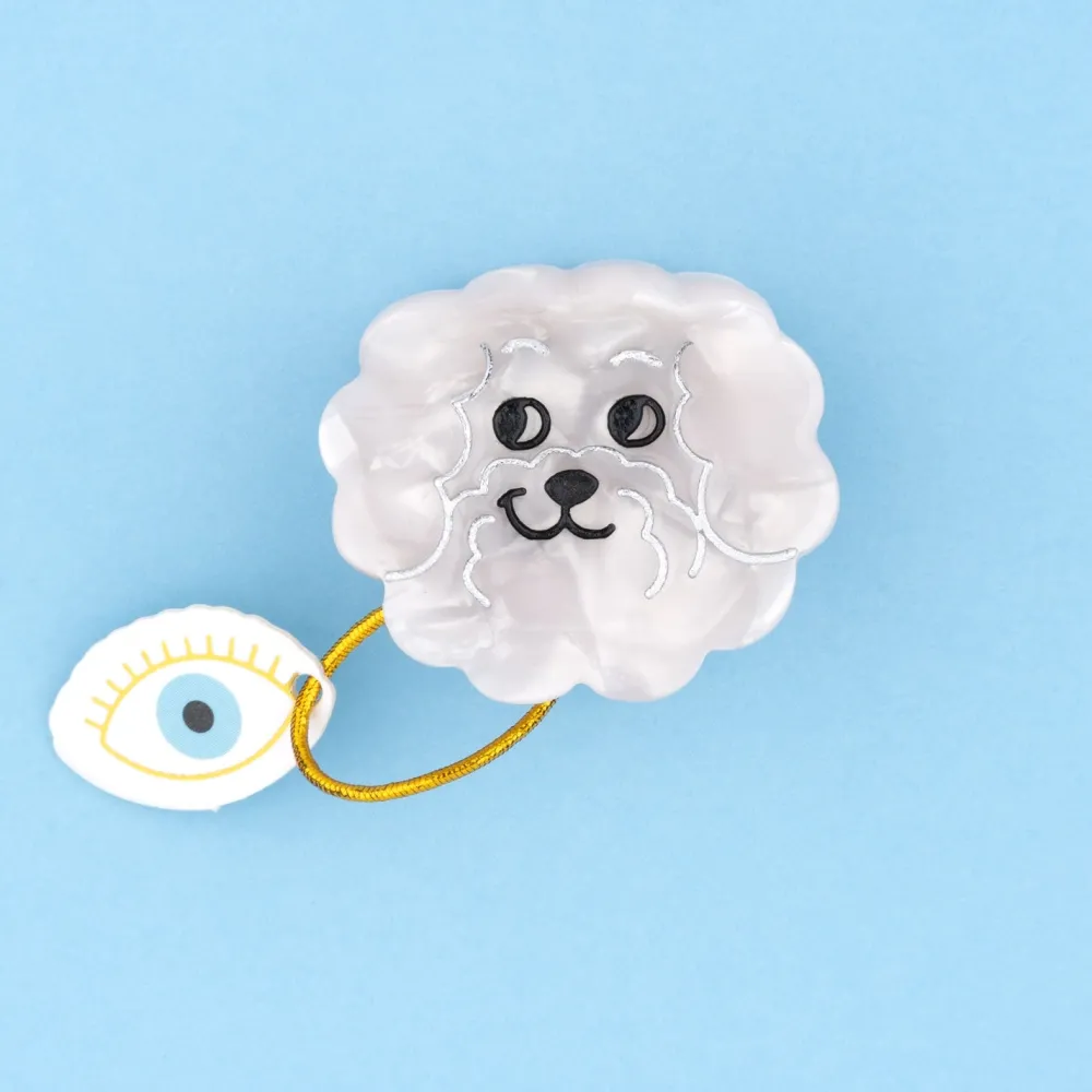 Store Mini pince à cheveux Bichon Mini Pinces À Cheveux