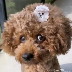 Store Mini pince à cheveux Bichon Mini Pinces À Cheveux