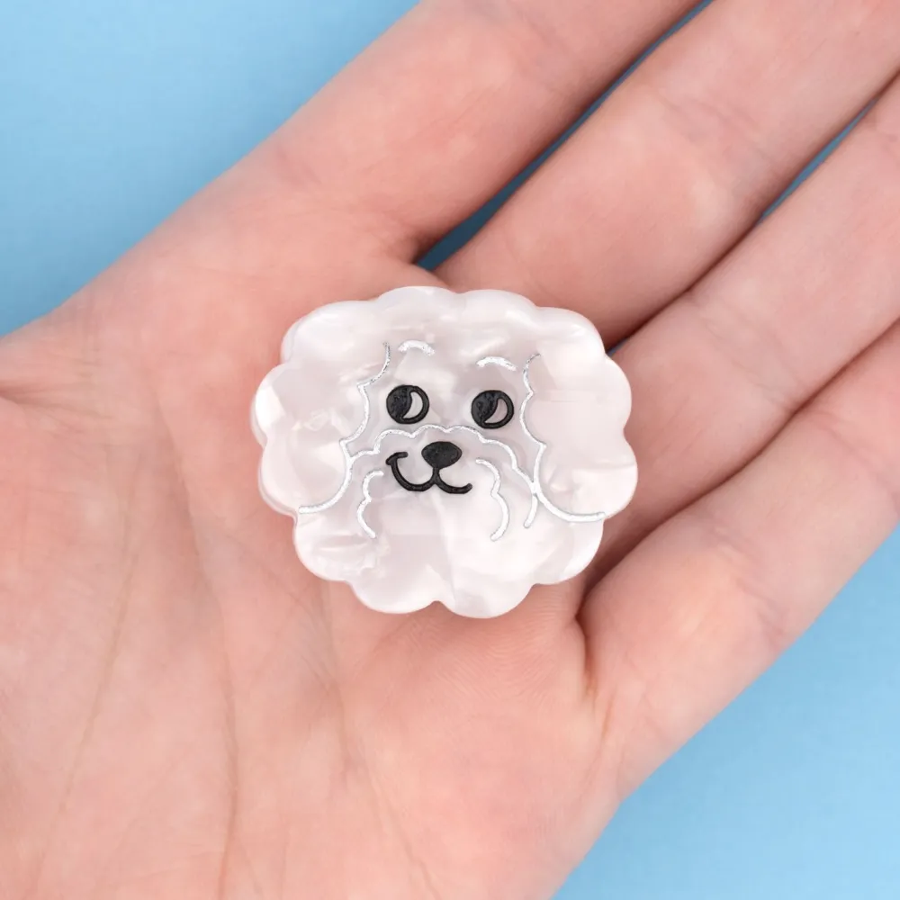 Store Mini pince à cheveux Bichon Mini Pinces À Cheveux