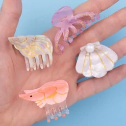Cheap Mini pince à cheveux Coquille St Jacques Mini Pinces À Cheveux