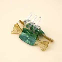Best Sale Mini pince à cheveux Papillote Verte Mini Pinces À Cheveux