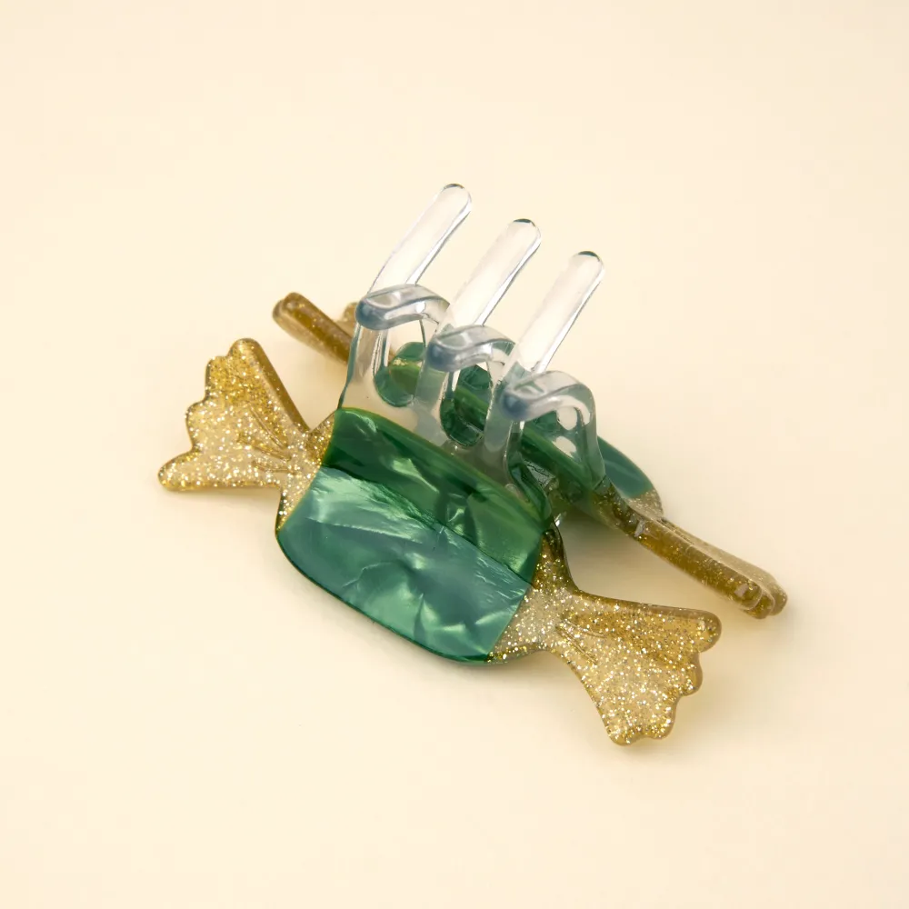 Best Sale Mini pince à cheveux Papillote Verte Mini Pinces À Cheveux