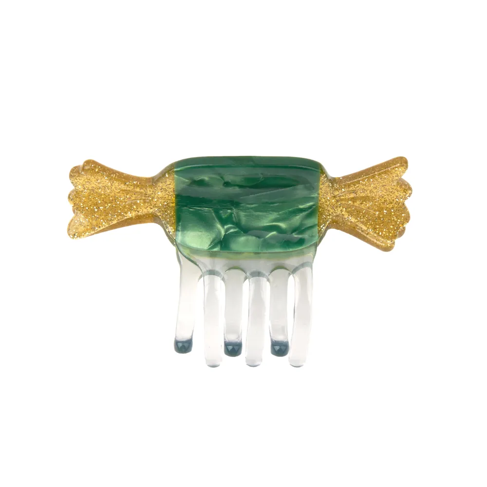 Best Sale Mini pince à cheveux Papillote Verte Mini Pinces À Cheveux