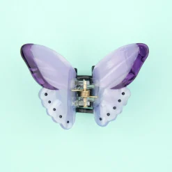 Best Mini pince à cheveux Papillon Mauve Mini Pinces À Cheveux