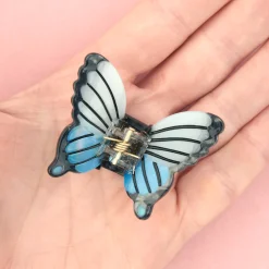 Shop Mini pince à cheveux Papillon Bleu Mini Pinces À Cheveux