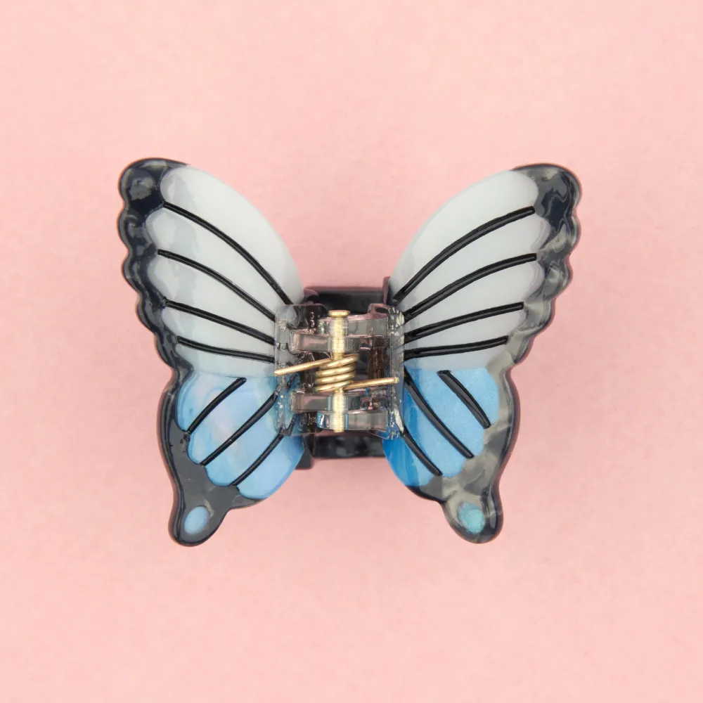 Shop Mini pince à cheveux Papillon Bleu Mini Pinces À Cheveux