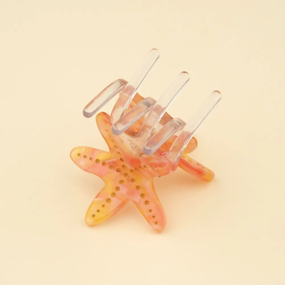 Clearance Mini pince à cheveux Étoile de mer Mini Pinces À Cheveux