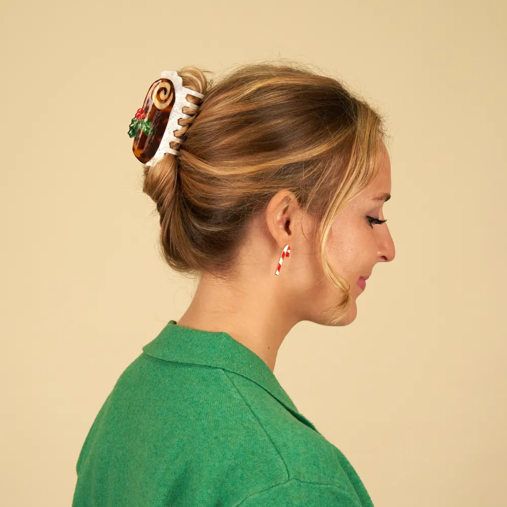Cheap Pince à cheveux Bûche de Noël Pinces À Cheveux