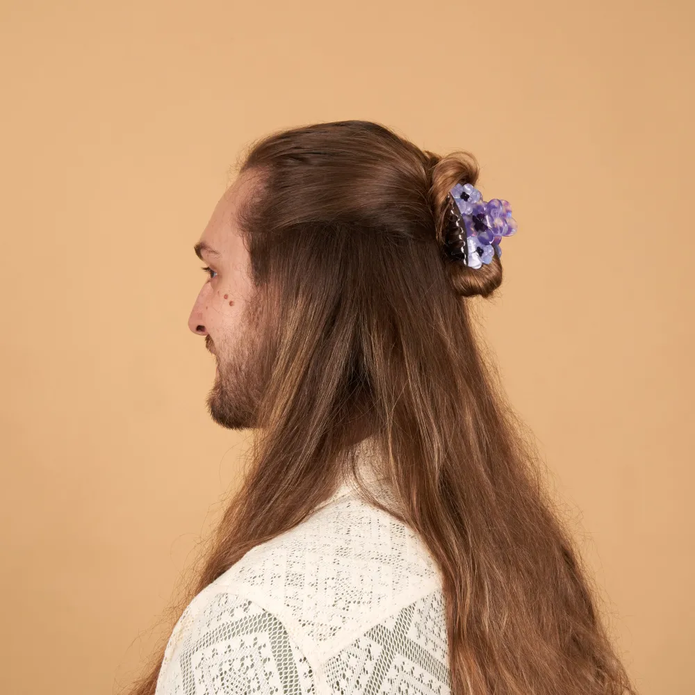 Clearance Pince à cheveux bouquet de Pensées Grandes Pinces À Cheveux|Pinces À Cheveux