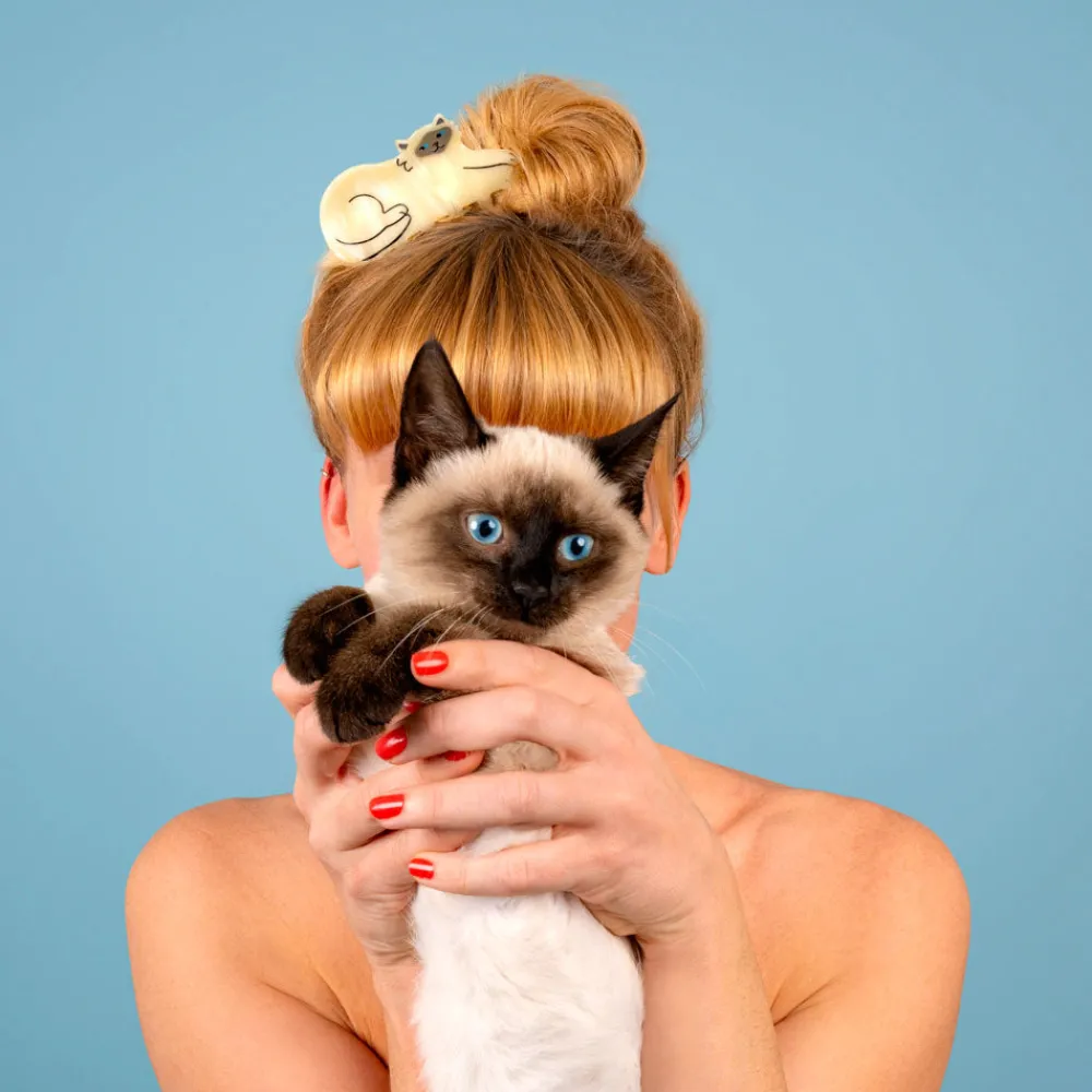 Discount Pince à cheveux Chat Siamois Grandes Pinces À Cheveux|Pinces À Cheveux