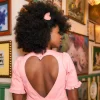 Online Pince à cheveux Coeur Rose Pinces À Cheveux