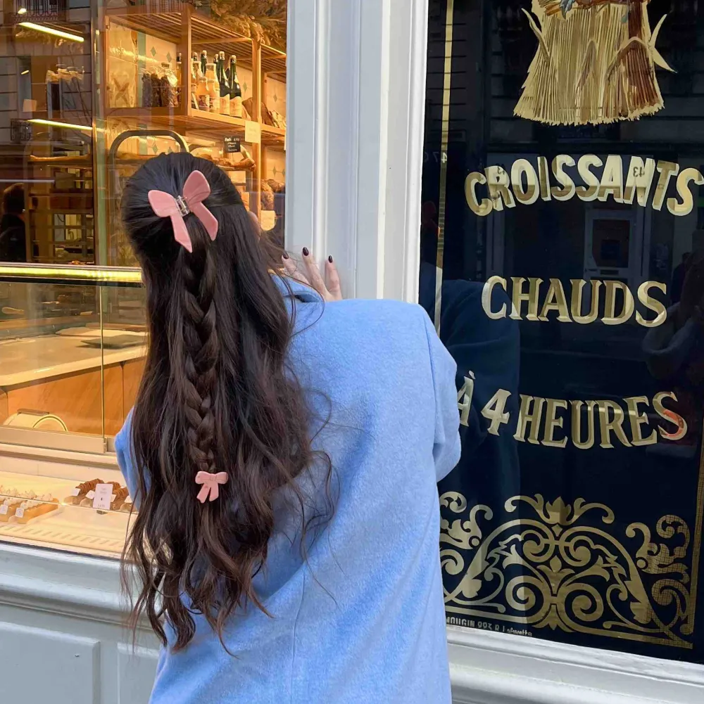 Best Sale Pince à cheveux Noeud Rose Pinces À Cheveux