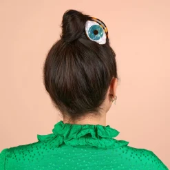 Shop Pince à cheveux Oeil - Bleu Pinces À Cheveux