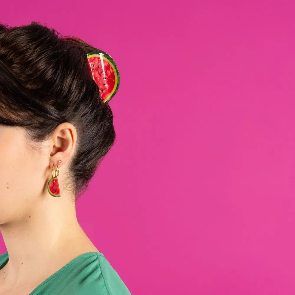 Discount Pince à cheveux Pastèque Pinces À Cheveux