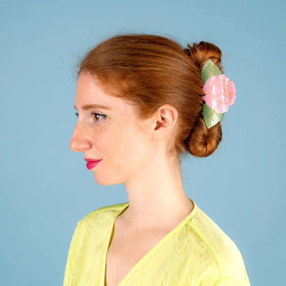 Flash Sale Pince à cheveux Pivoine Grandes Pinces À Cheveux|Pinces À Cheveux