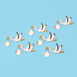 Flash Sale Pin's Cigogne - Bébé Noir Pin's