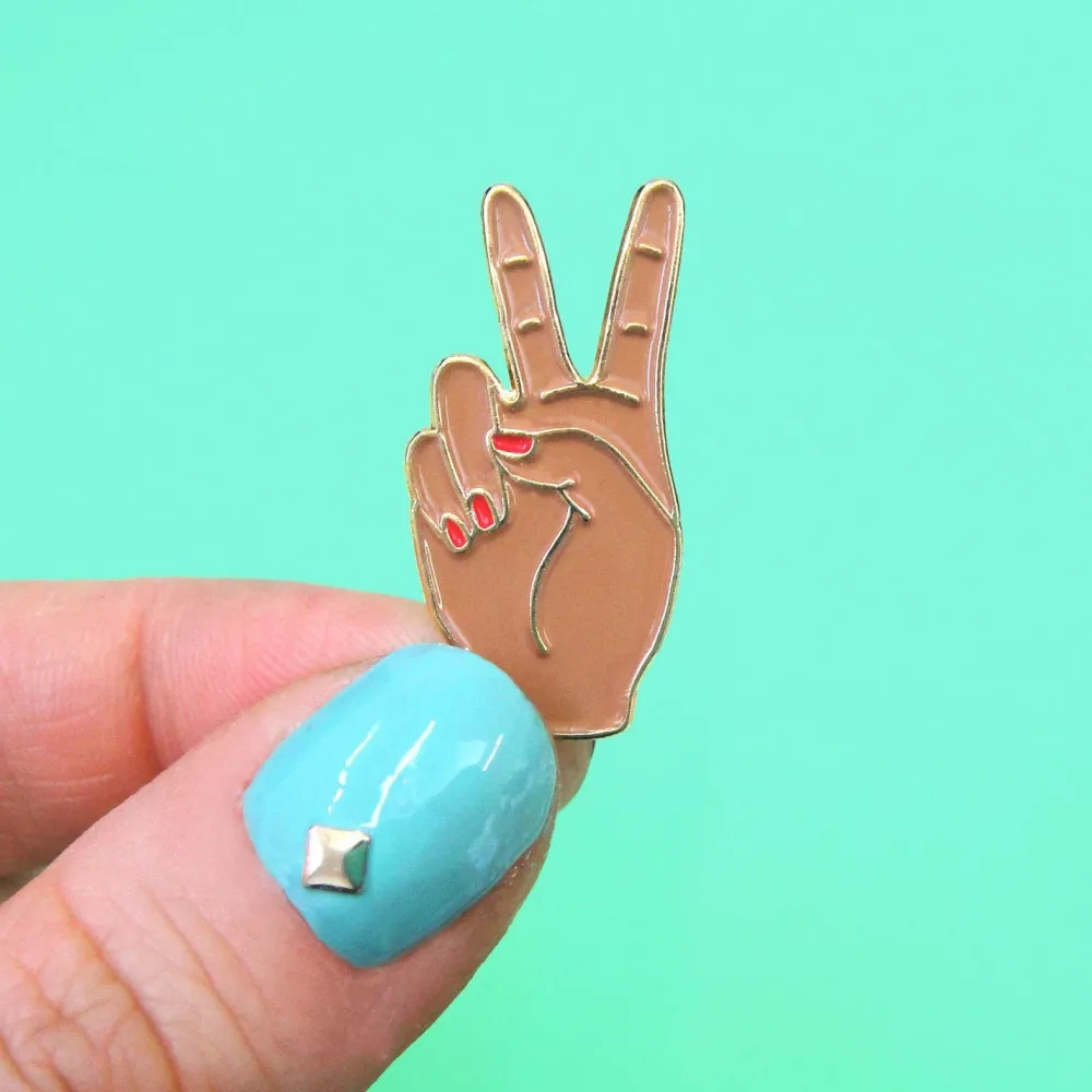 New Pin's Peace - Noir Pin's
