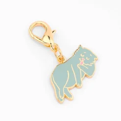 Best Porte-clé - Médaille Chat Gris Porte-clés