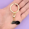 Online Porte-clé - Médaille Chat Noir Porte-clés
