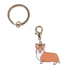 New Porte-clé - Médaille Corgi Porte-clés
